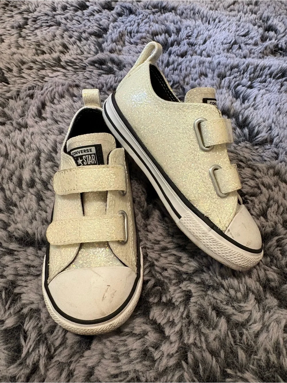 Converse Kids Glitter Low Top Sneakers